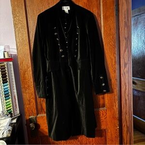 Black Velvet Jacket - Perfect for Pirate or Vampire Costume